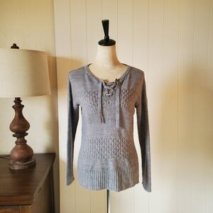 Sonoma Soft Gray Knit Sweater
